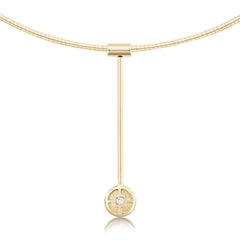 Mine Howe Long Diamond Necklace in 9ct Yellow Gold