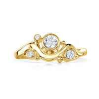 Cosmos Constellation Ring in 9ct Yellow Gold by Sheila Fleet Jewellery