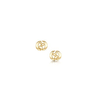 Captivate Small Stud Earrings in 9ct Yellow Gold by Sheila Fleet Jewellery