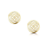 Maid of the Loch Dress Stud Earrings in 9ct Yellow Gold