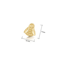 Bumblebee Small Lapel Pin in 9ct Yellow Gold by Sheila Fleet Jewellery