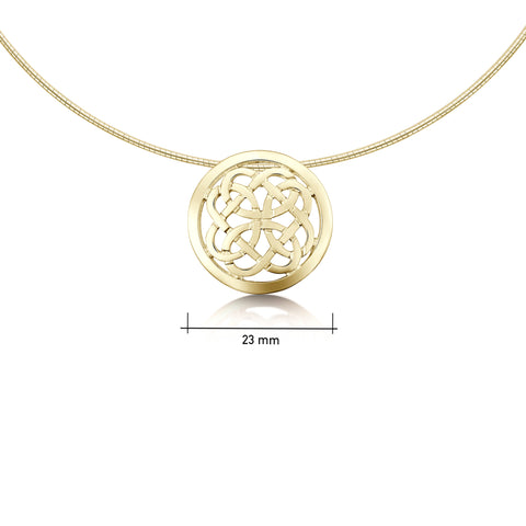 Maid of the Loch Necklace in 9ct Yellow Gold by Sheila Fleet Jewellery