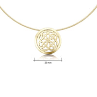 Maid of the Loch Necklace in 9ct Yellow Gold by Sheila Fleet Jewellery