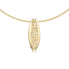 Captivate Necklace in 9ct Yellow Gold by Sheila Fleet Jewellery