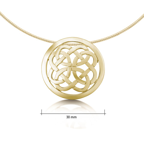 Maid of the Loch Dress Necklace in 9ct Yellow Gold by Sheila Fleet Jewellery