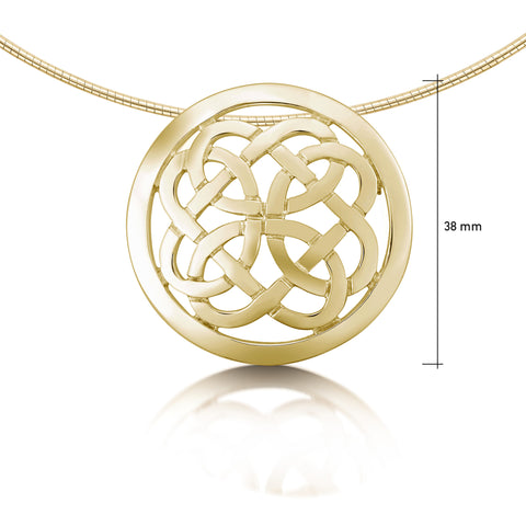 Maid of the Loch Occasion Necklace in 9ct Yellow Gold by Sheila Fleet Jewellery