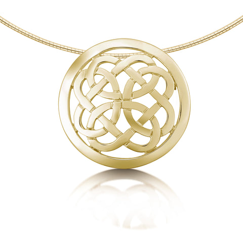 Maid of the Loch Occasion Necklace in 9ct Yellow Gold  by Sheila Fleet Jewellery