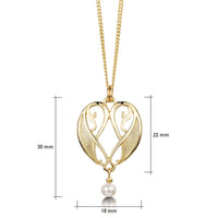 Mill Sands Petite Pearl Pendant in 9ct Yellow Gold