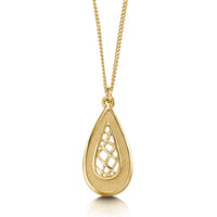 Tidal Treasures Small Pendant Necklace in 9ct Yellow Gold
