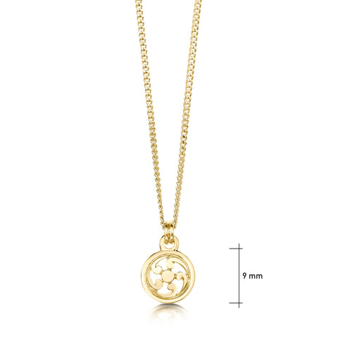 Cathedral 'St Magnus III' Petite Pendant in 9ct Yellow Gold by Sheila Fleet Jewellery