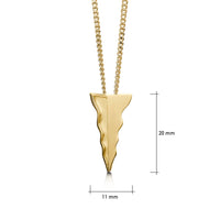 Lomond Reflections Small Pendant in 9ct Yellow Gold