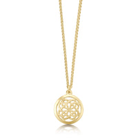 Maid of the Loch Small Pendant in 9ct Yellow Gold by Sheila Fleet Jewellery