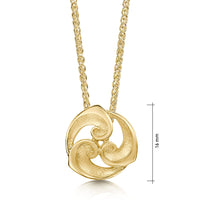 Breckon Pendant Necklace in 9ct Yellow Gold by Sheila Fleet Jewellery