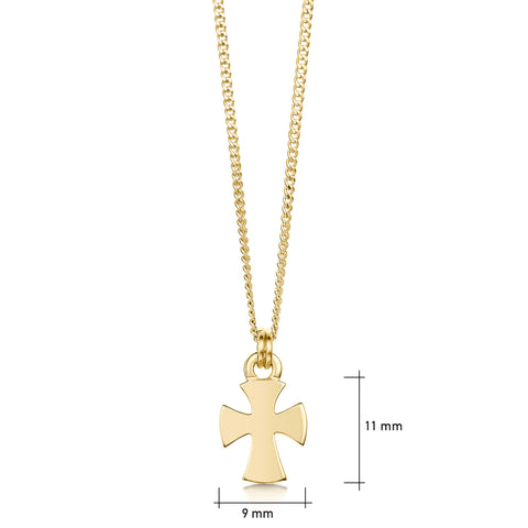 Cross of the Kirk Petite Pendant in 9ct Yellow Gold