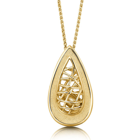 Tidal Treasures Pendant Necklace in 9ct Yellow Gold