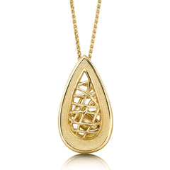 Tidal Treasures Pendant Necklace in 9ct Yellow Gold