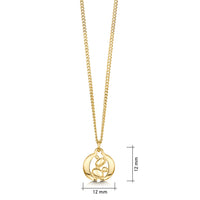 Captivate Small Pendant Necklace in Classic 9ct Yellow Gold