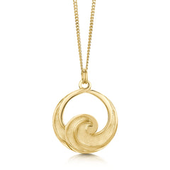 Pentland Pendant Necklace in 9ct Yellow Gold by Sheila Fleet Jewellery