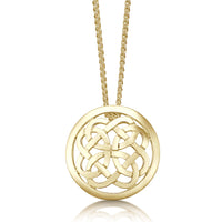 Maid of the Loch Dress Pendant in 9ct Yellow Gold