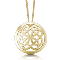 Maid of the Loch Occasion Pendant in 9ct Yellow Gold by Sheila Fleet Jewellery