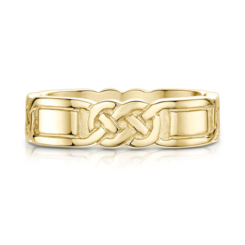 Lover’s Knot Dress Ring in 9ct Yellow Gold by Sheila Fleet Jewellery