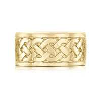 Book of Kells Dress Ring in 9ct Yellow Gold by Sheila Fleet Jewellery