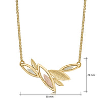 Seasons Necklace in 9ct Yellow, White & Rose Gold by Sheila Fleet Jewellery