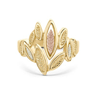 Seasons All Gold Ring in 9ct Yellow Gold by Sheila Fleet Jewellery