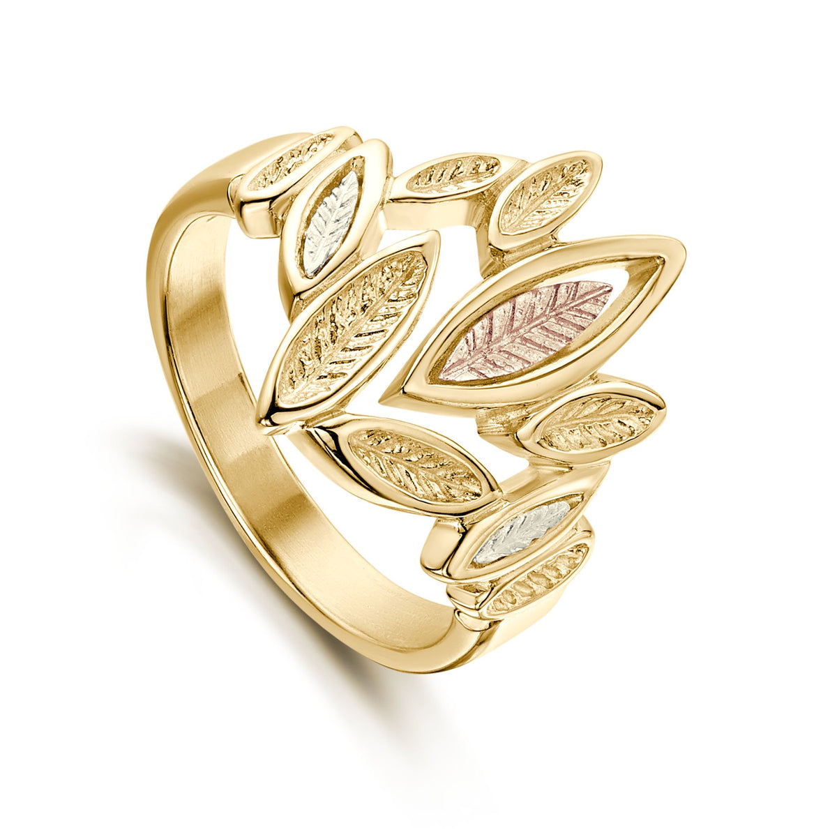 All Gold Ring Seasons All Gold Ring in 9ct Yellow, White & Rose Gold – Sheila Fleet ...