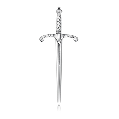 Robert the Bruce Silver Kilt Pin with Amethyst