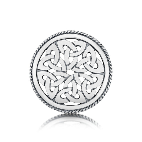 Book of Kells Brooch in Sterling Silver by Sheila Fleet Jewellery