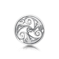 Birsay Disc Brooch in Sterling Silver by Sheila Fleet Jewellery