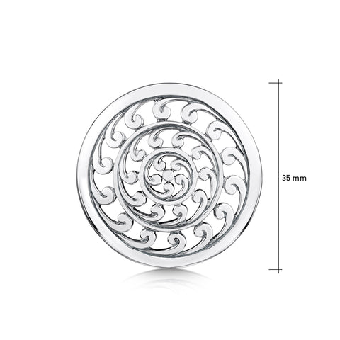 Cathedral ‘St Magnus III’ Brooch in Sterling Silver by Sheila Fleet Jewellery