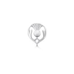 Thistle Brooch in Sterling Silver by Sheila Fleet Jewellery