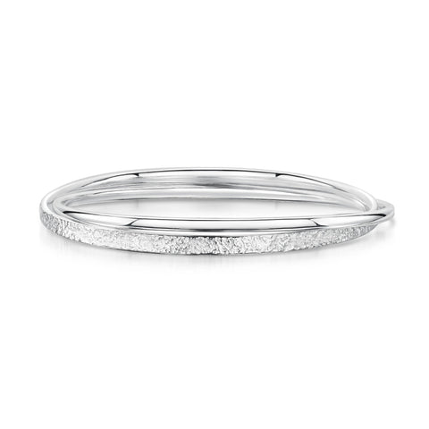 Matrix Embrace Bangle in Sterling Silver