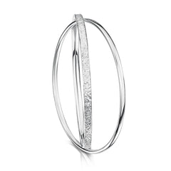 Matrix Embrace Bangle in Sterling Silver