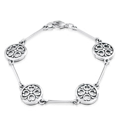 Cathedral ‘St Magnus II’ 4-link Bracelet in Sterling Silver by Sheila Fleet Jewellery
