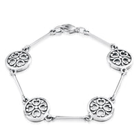 Cathedral ‘St Magnus II’ 4-link Bracelet in Sterling Silver by Sheila Fleet Jewellery