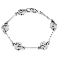Ogham Small Bracelet in Sterling Silver by Sheila Fleet Jewellery