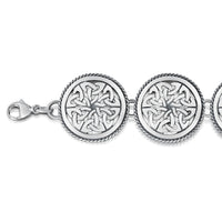 Book of Kells Bracelet in Sterling Silver by Sheila Fleet Jewellery