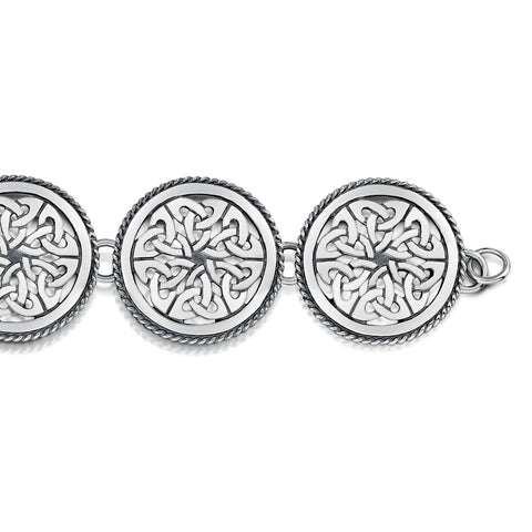 Book of Kells Bracelet in Sterling Silver by Sheila Fleet Jewellery