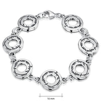 Ogham Bracelet in Sterling Silver by Sheila Fleet Jewellery