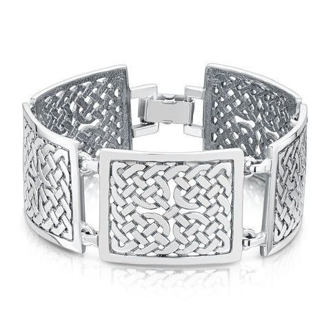 Book of Kells Dress Bracelet in Sterling Silver by Sheila Fleet Jewellery