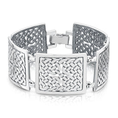 Book of Kells Dress Bracelet in Sterling Silver by Sheila Fleet Jewellery