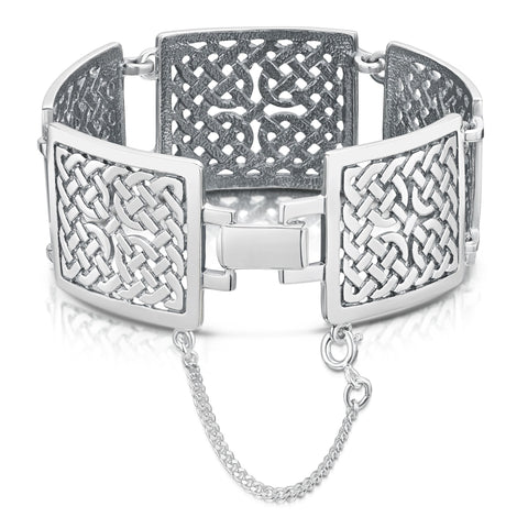Book of Kells Dress Bracelet in Sterling Silver by Sheila Fleet Jewellery