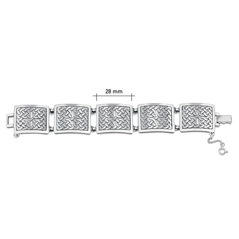 Book of Kells Dress Bracelet in Sterling Silver