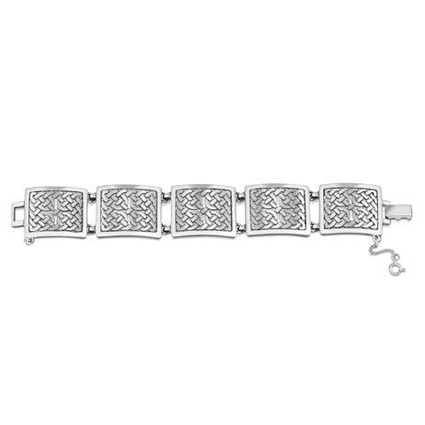Book of Kells Dress Bracelet in Sterling Silver by Sheila Fleet Jewellery