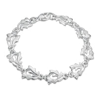 Thistle 9-link Bracelet in Sterling Silver by Sheila Fleet Jewellery