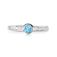 Matrix Blue Topaz Ring in Sterling Silver by Sheila Fleet Jewellery