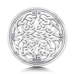 Book of Kells Dress Brooch in Sterling Silver by Sheila Fleet Jewellery